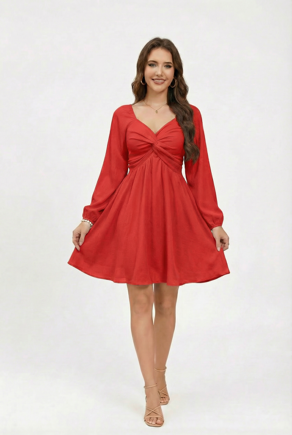 Florboom Women's Sweetheart Knot Front Dress