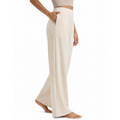 Florboom Women's Wide Leg Pants High Waisted Stretch Trousers Pockets