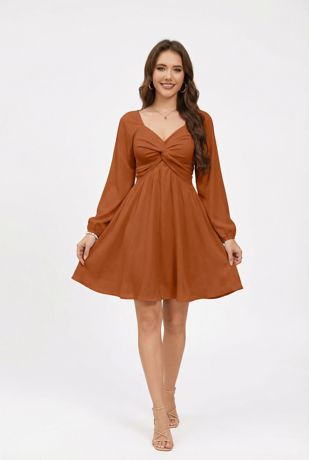Florboom Women's Sweetheart Knot Front Dress