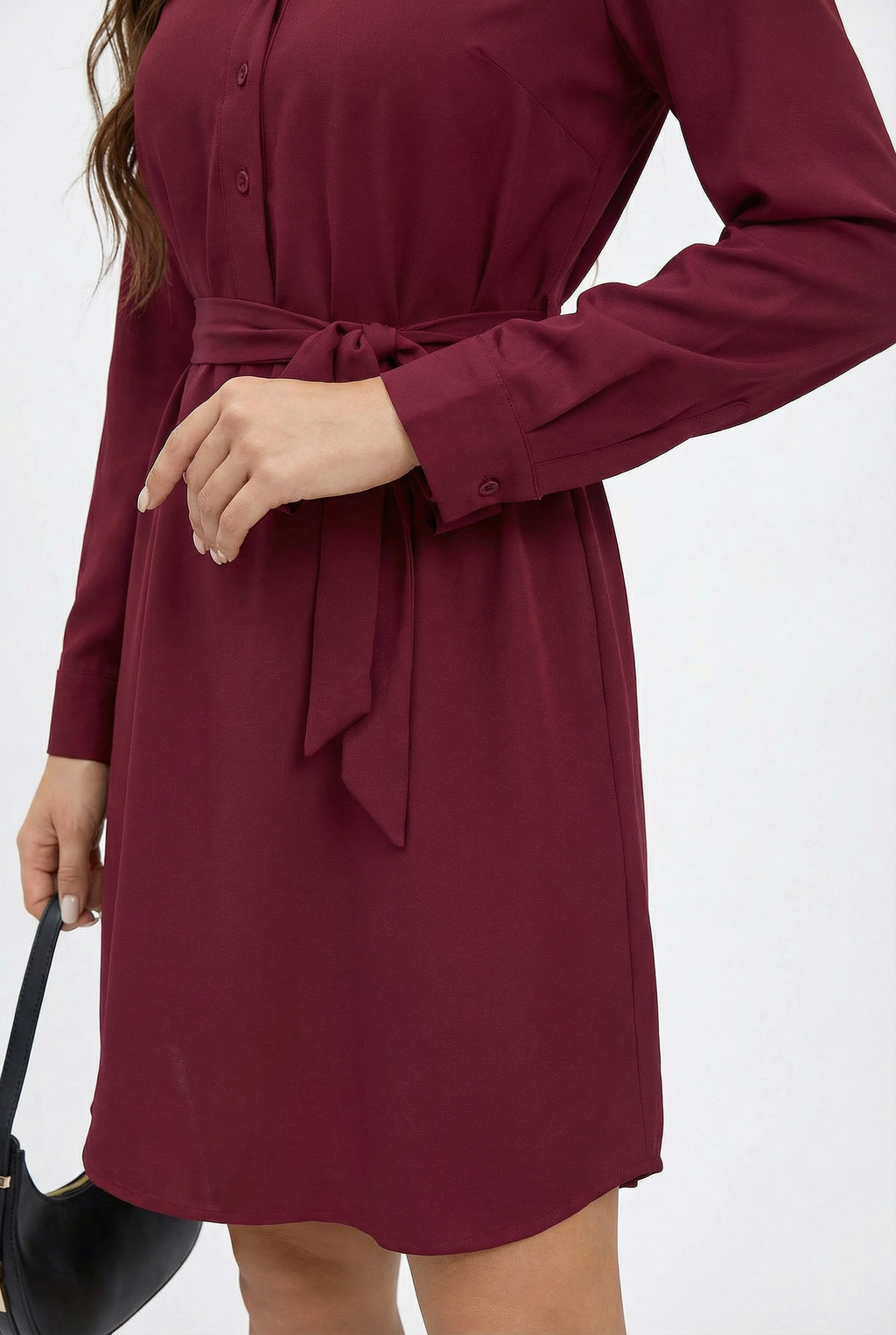Florboom Womens Shirt Dresses Long Sleeve Button up Work Dress
